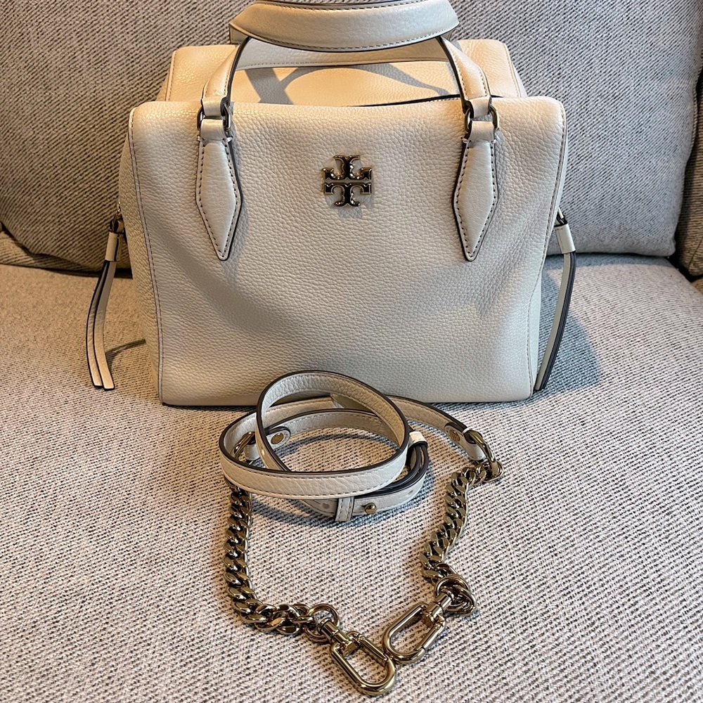 Tory Burch Kira Pebbled Satchel